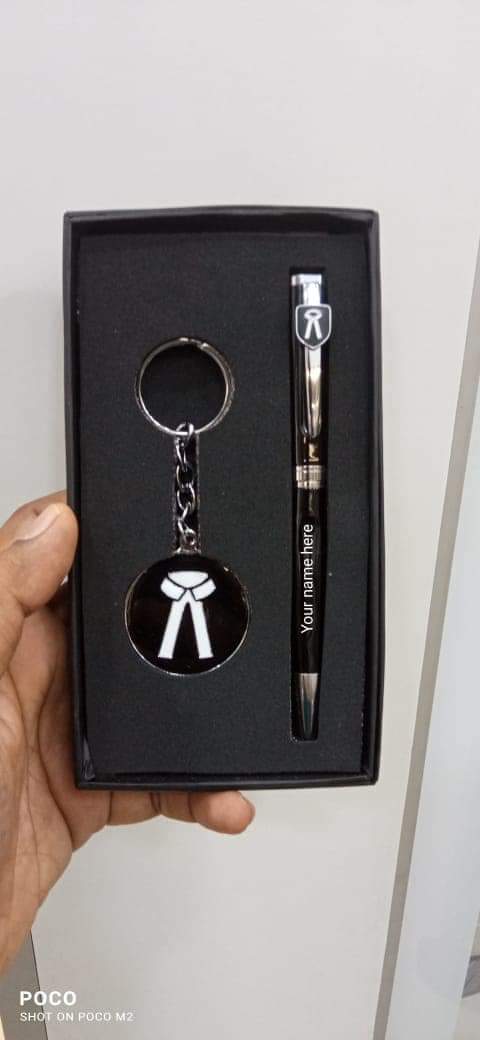 Designation Pen Keychain Set: CA, Doctor & Advocate
