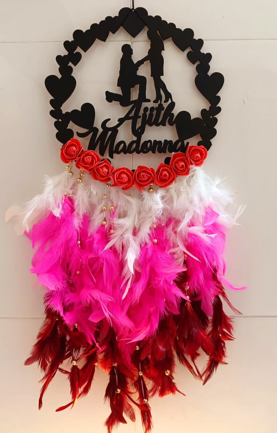 Custom Feather Hanging