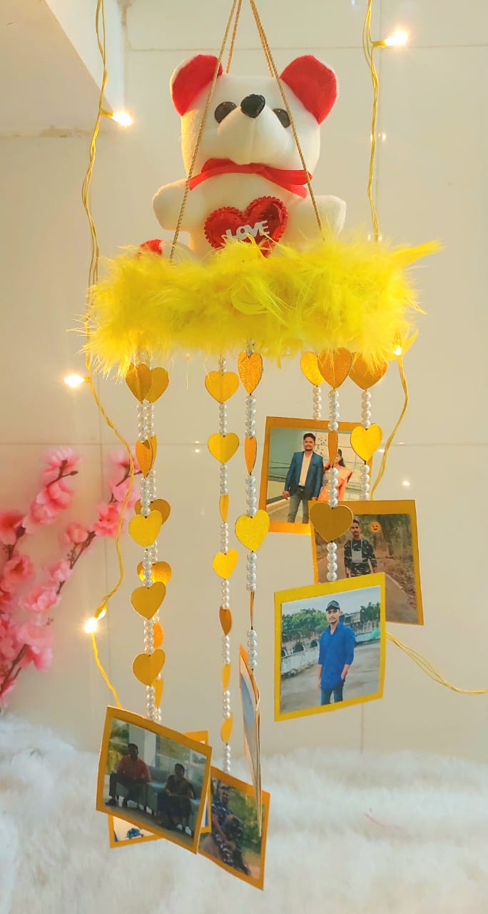 Pearl Teddy Windchime