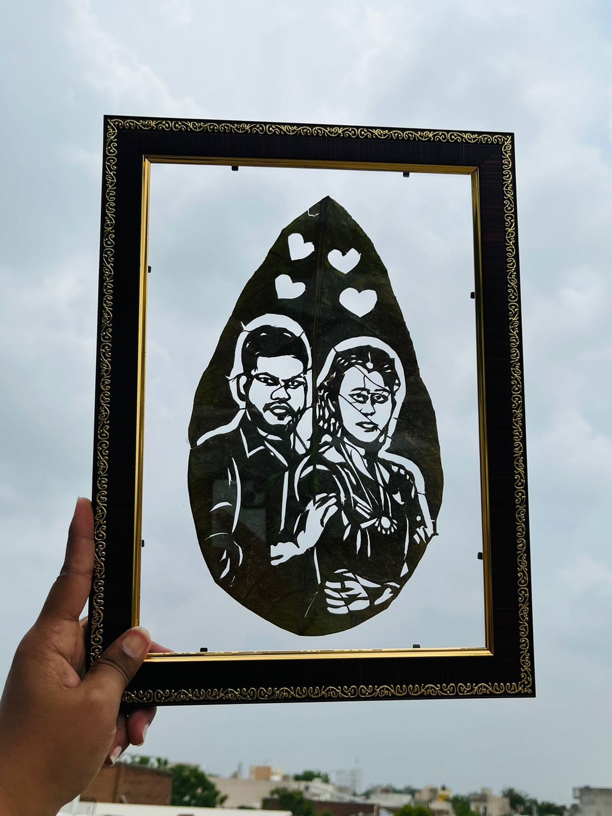 Leaf Art Photo Frame