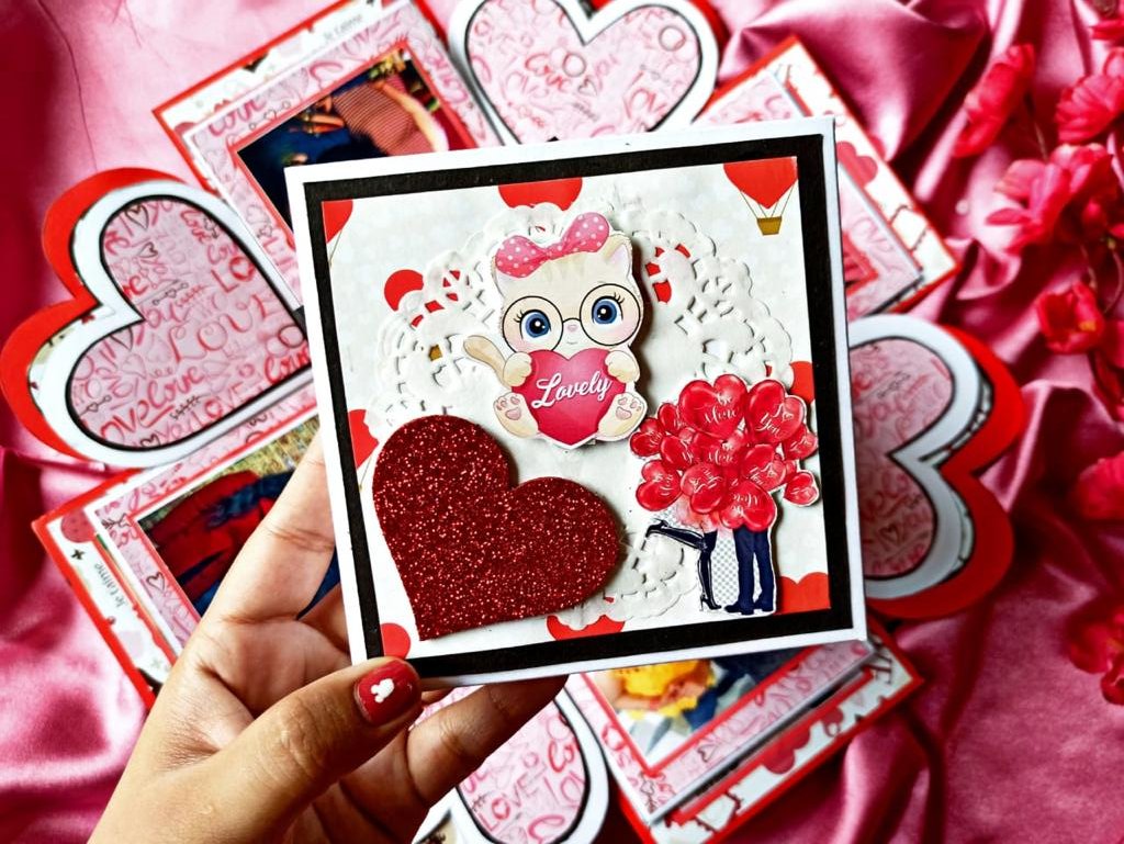 3 Layer Heart Explosion Box