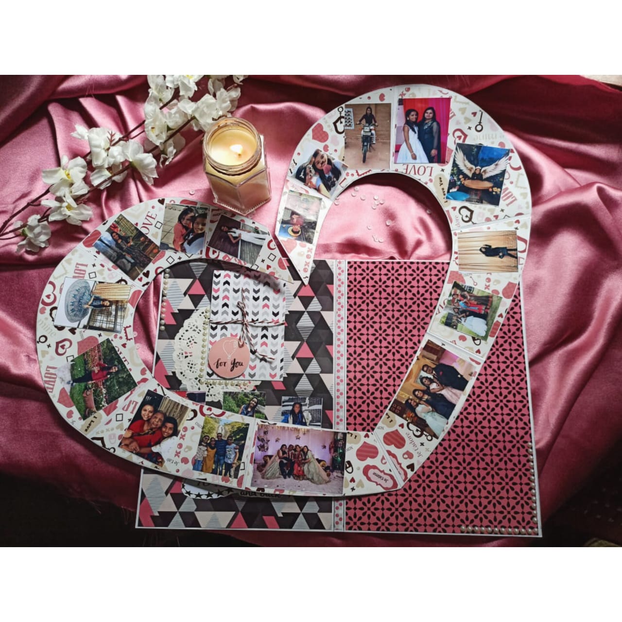 Giant Heart Fold Card
