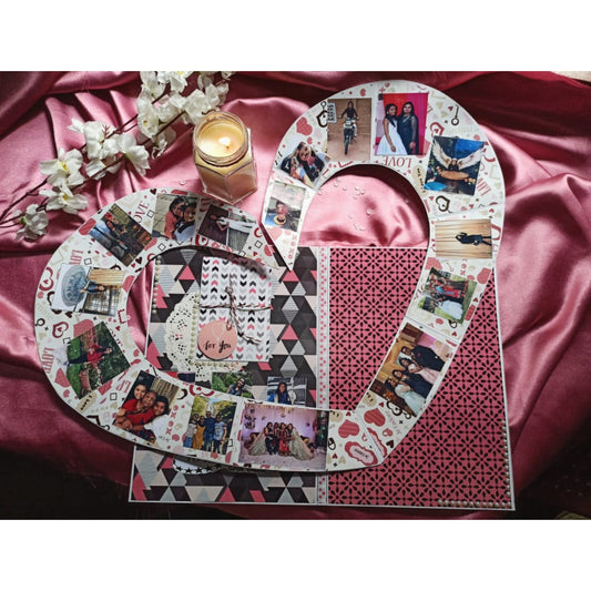 Giant Heart Fold Card