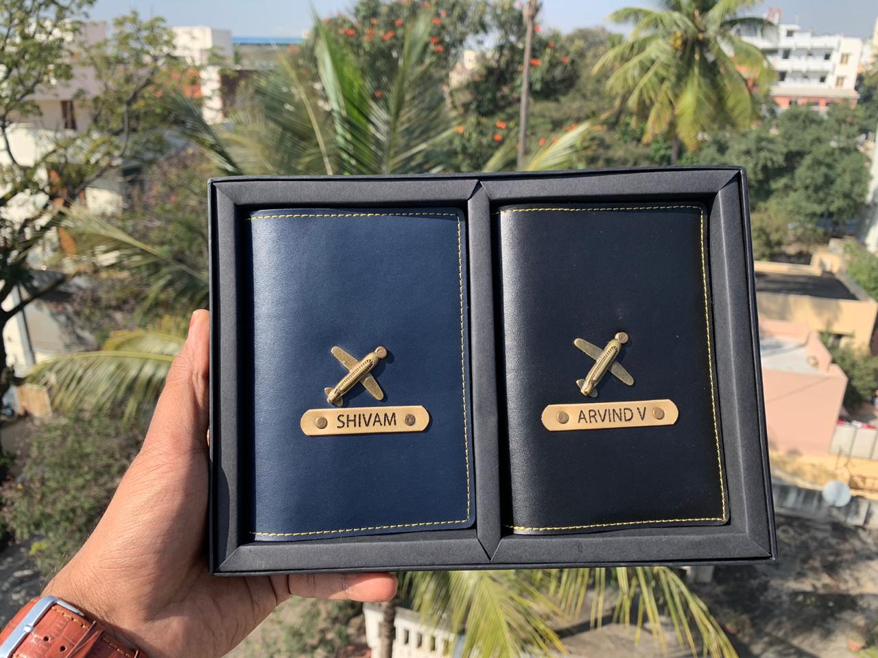 Couple Passport Cover