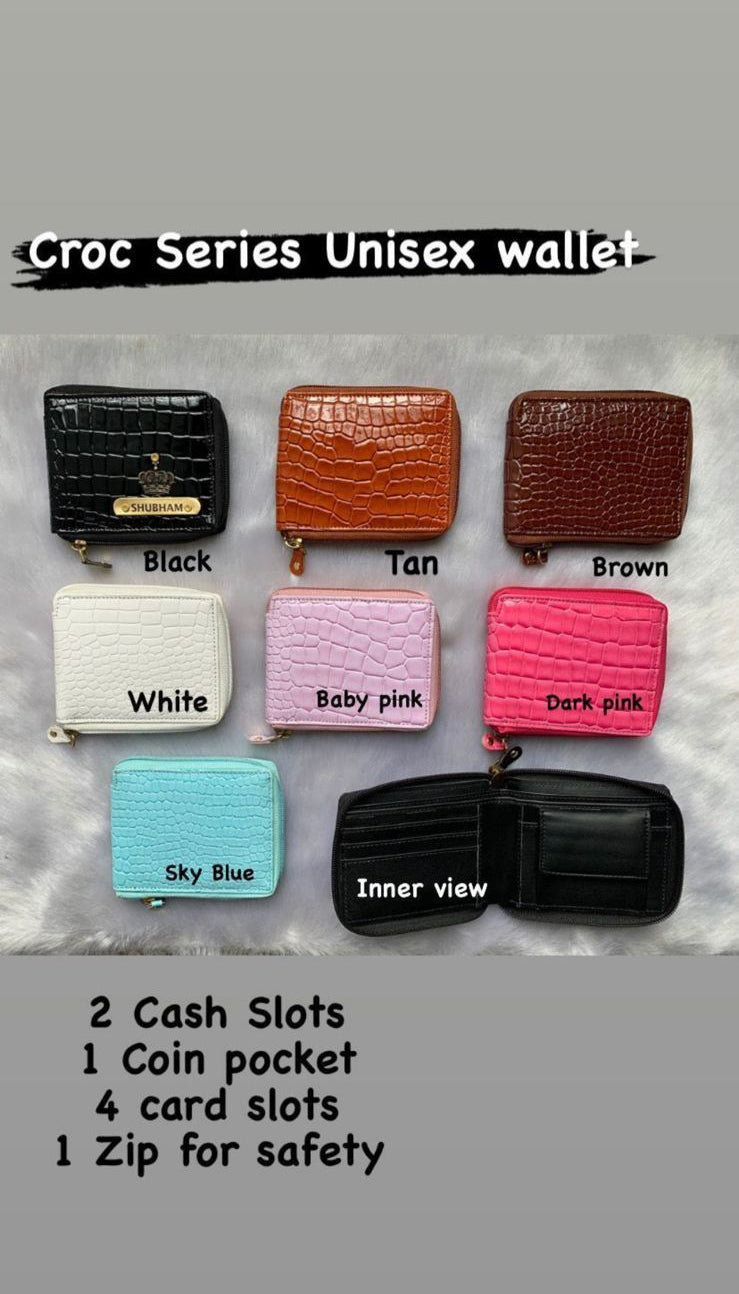 Croc Series Unisex Wallet