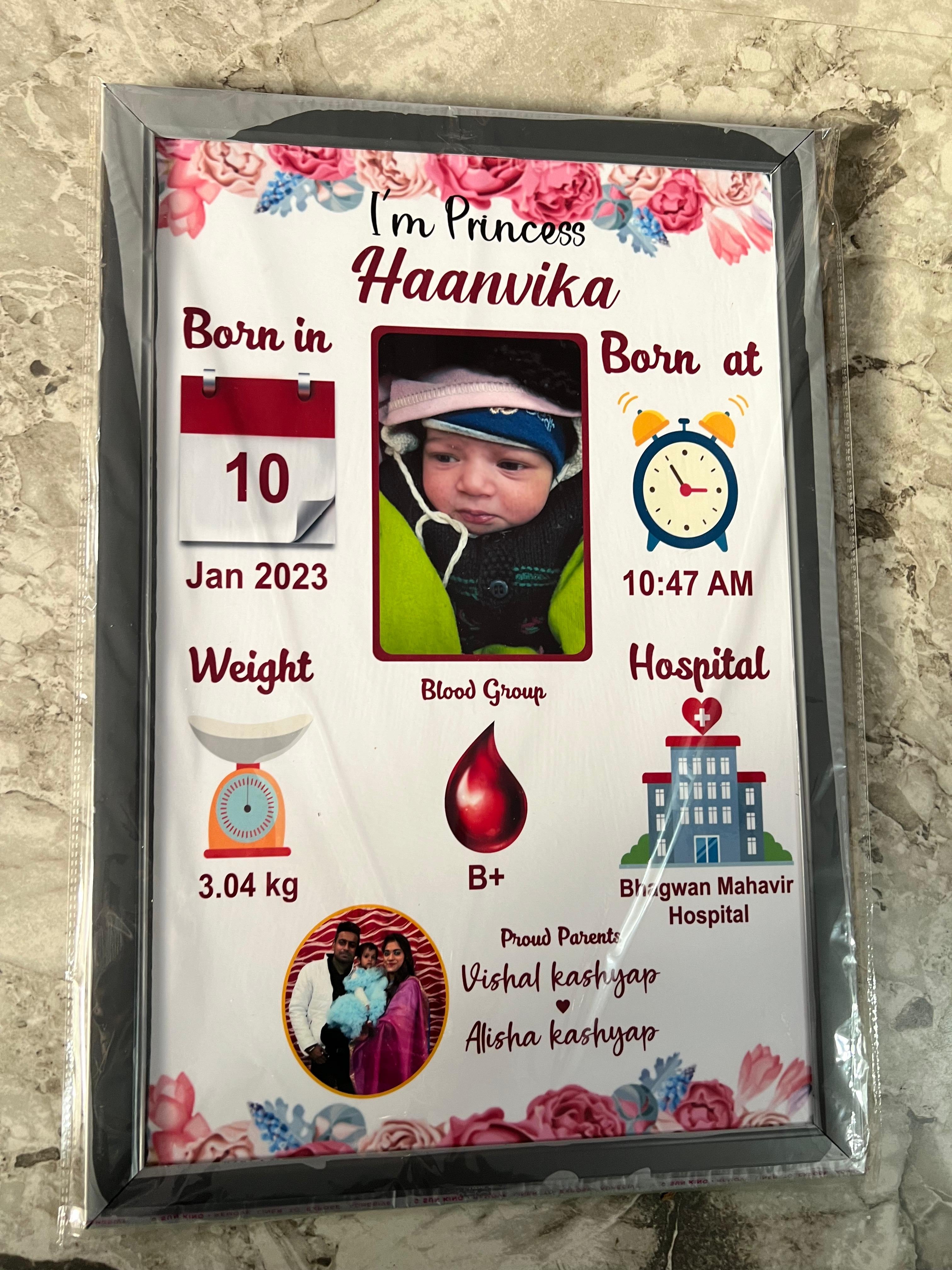 Baby Birth Frame