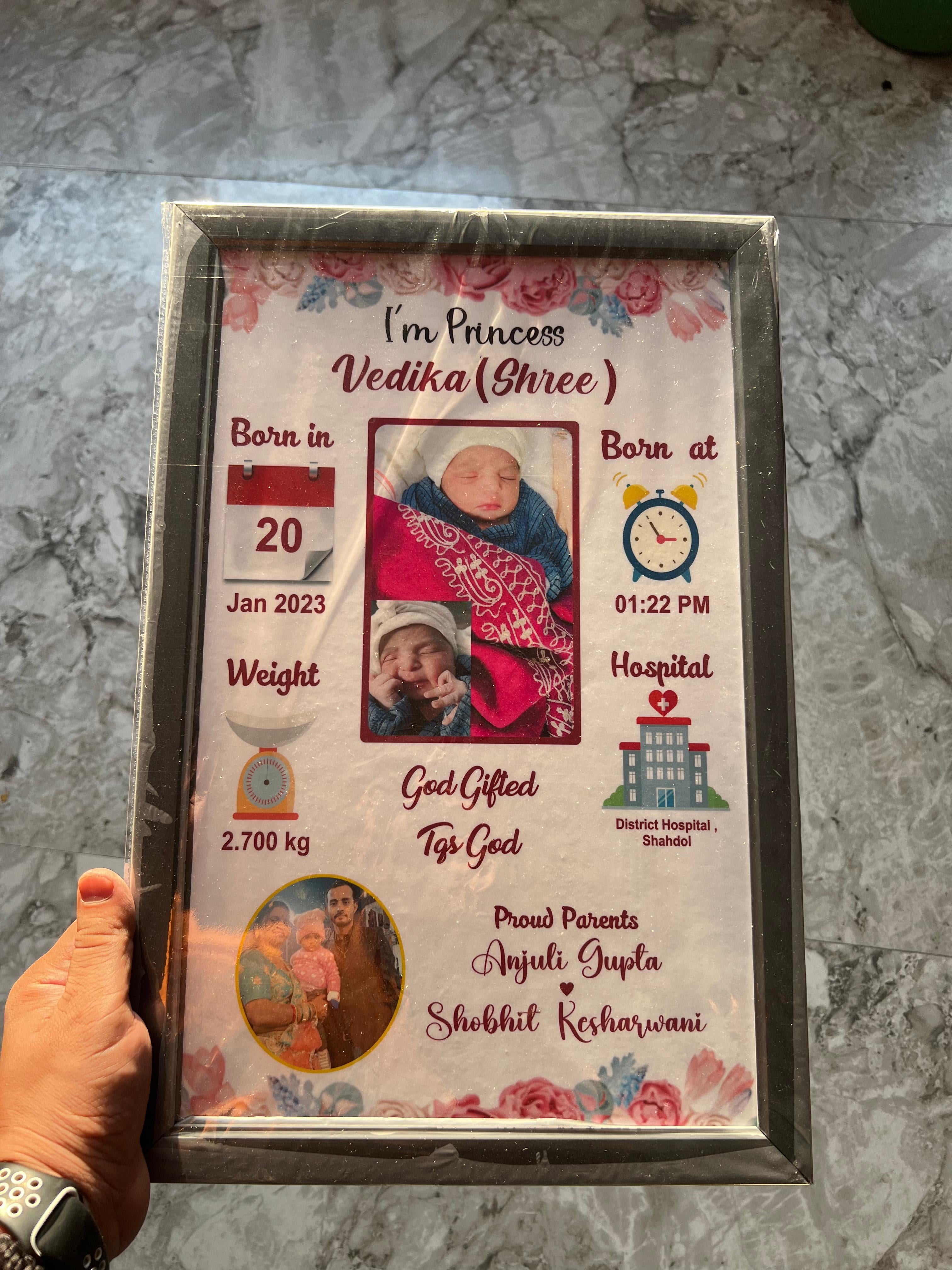 Baby Birth Frame