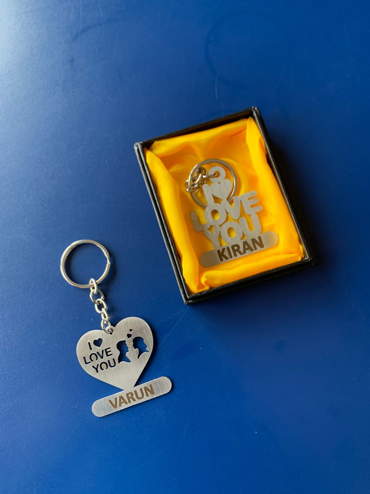 Metal Heart Keychain