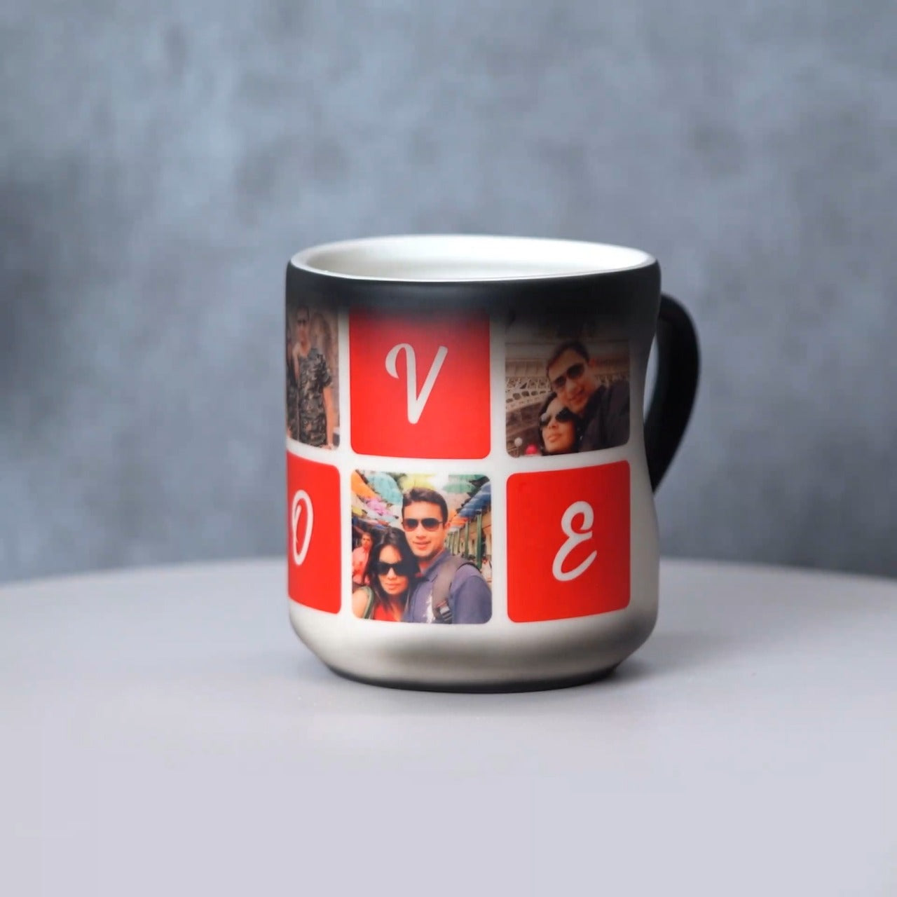 Heart Cut Magic Mug