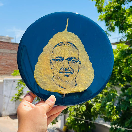 Leaf Portrait In Resin