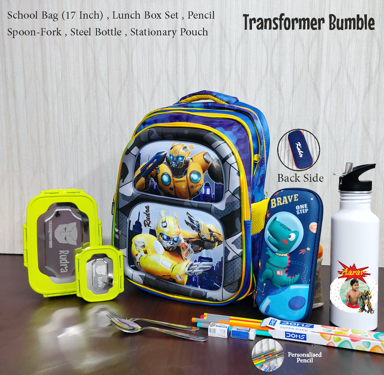 6 In 1 School Bag Hamper