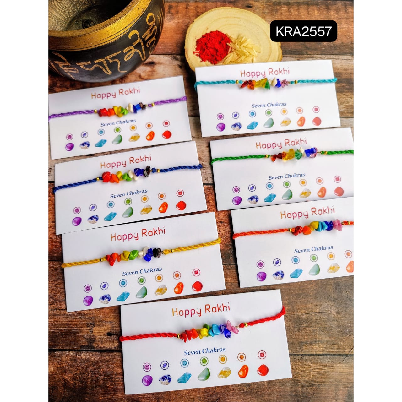 Seven Chakra Rakhi (KRA2557)