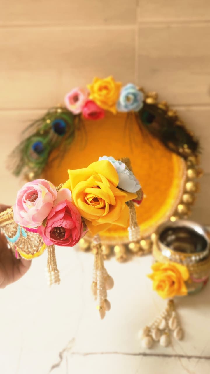 Yellow Thali Set K-Ht020