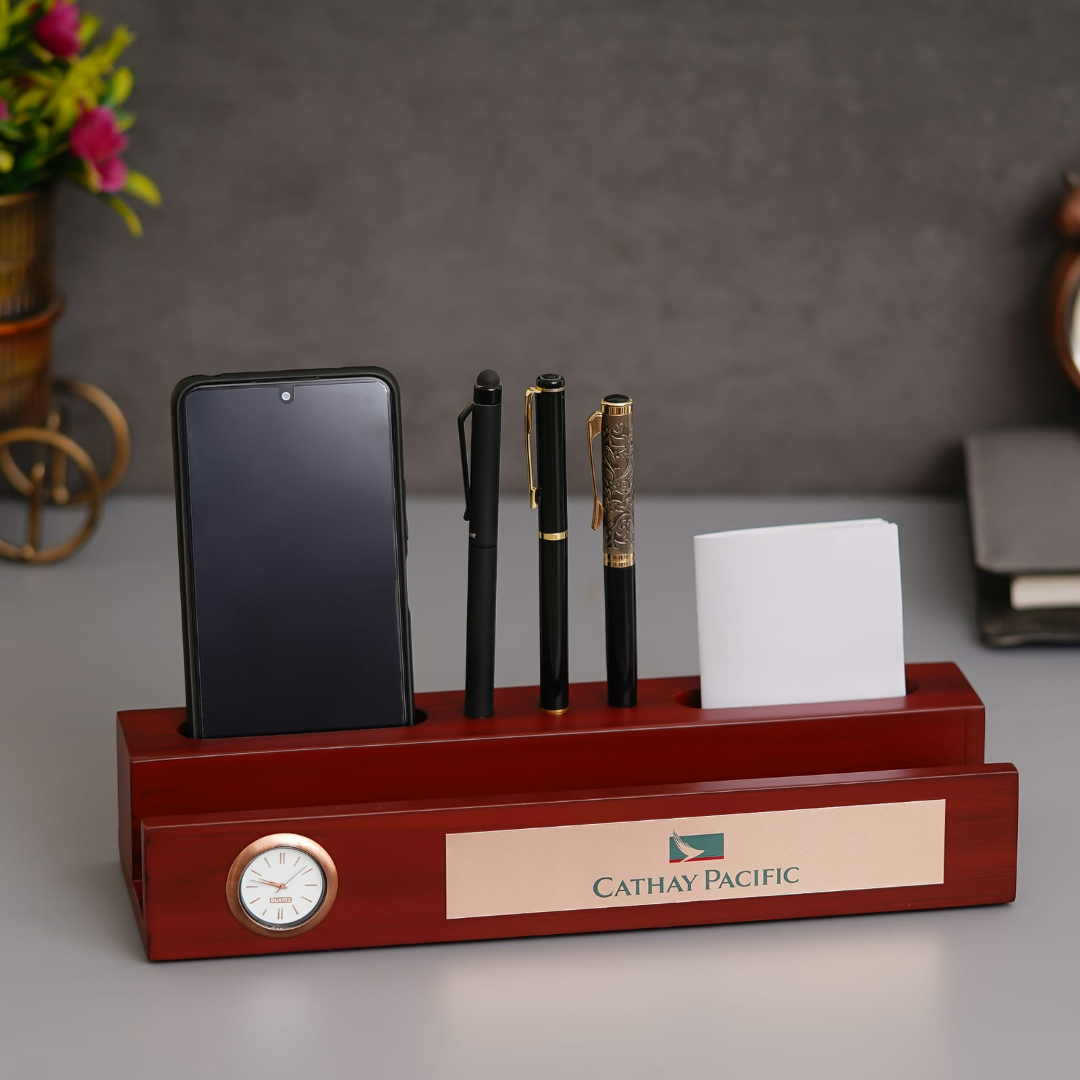 Clock Pen Stand