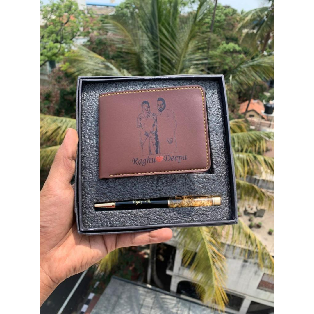 Sketch Wallet & Pen Combo