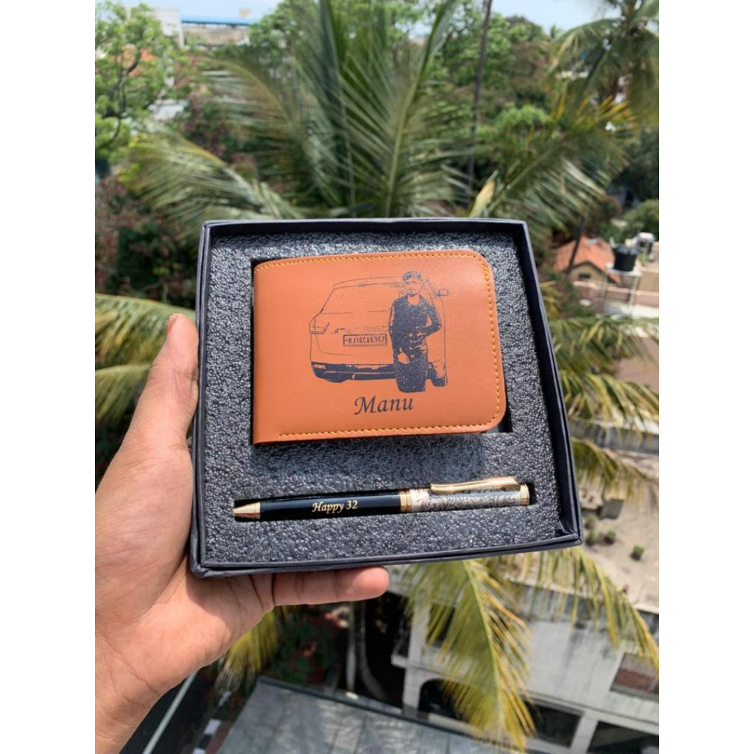 Sketch Wallet & Pen Combo