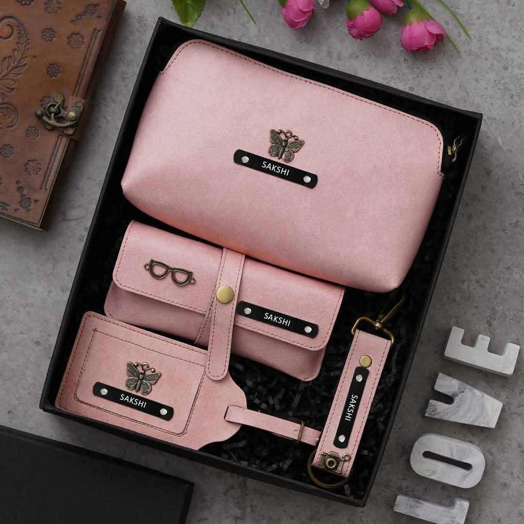 women gift, valentine gift, valentine combo, trunk combo, premium combo, leather accessories, ladies wallet, hampers, girls wallet, girls combo, girl gift, gifts for her, gift box, birthday gift, anniversary gifts, accessories