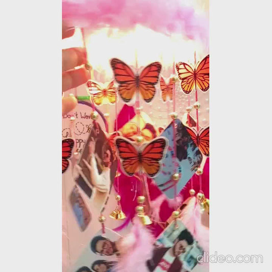 Fairy Lights Windchime With Bells & Butterflies