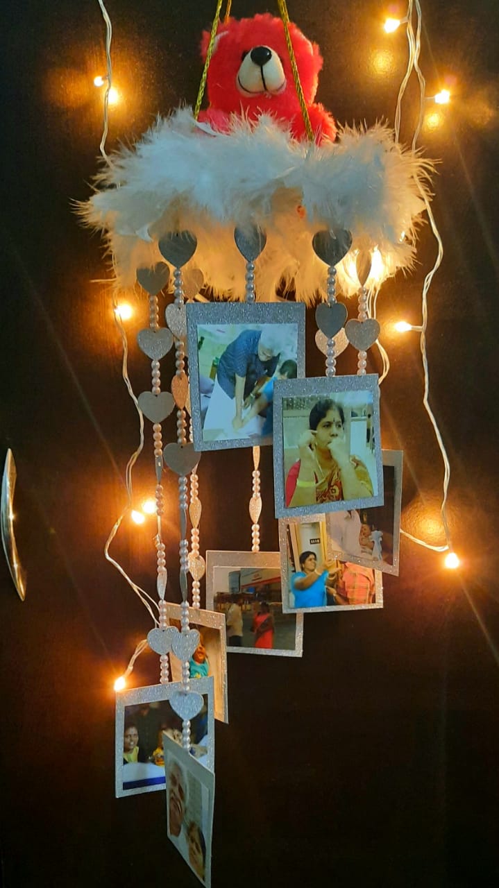 Pearl Teddy Windchime