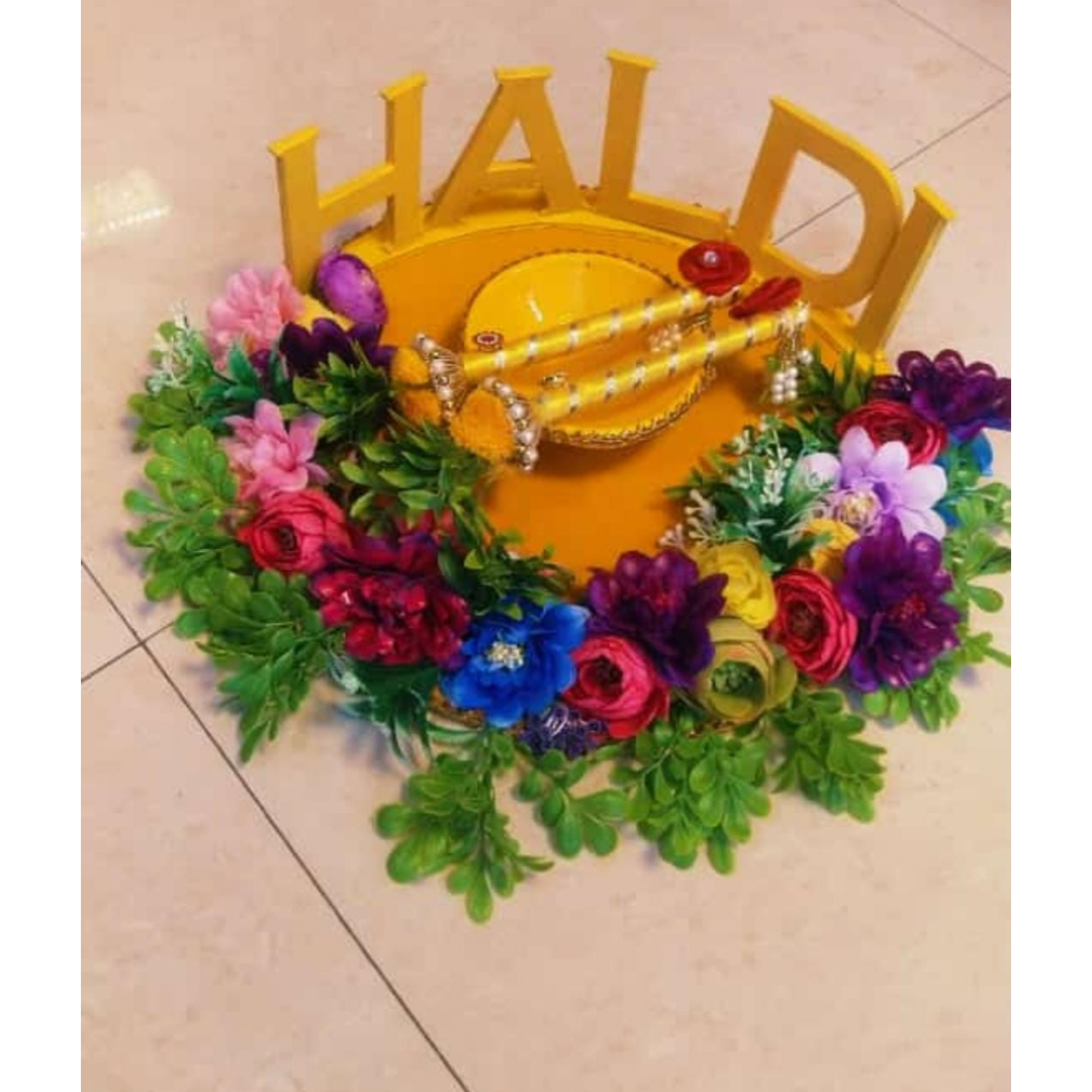 wedding items, Wedding Accessories, wedding, haldi platter, haldi, groom gift, dulha to be, customized platter, customised platter, bride to be, bride gift