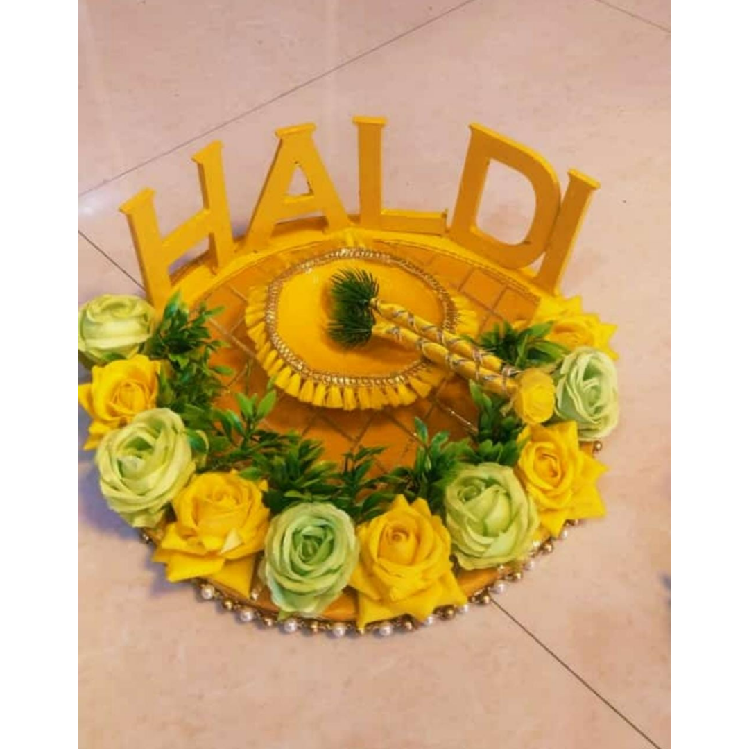 wedding items, Wedding Accessories, wedding, haldi platter, haldi, groom gift, dulha to be, customized platter, customised platter, bride to be, bride gift