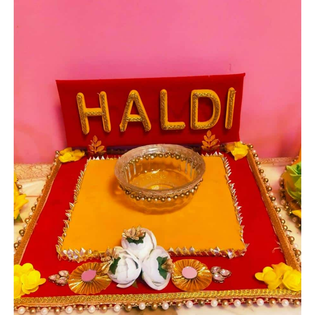 wedding items, Wedding Accessories, wedding, haldi platter, haldi, groom gift, dulha to be, customized platter, customised platter, bride to be, bride gift