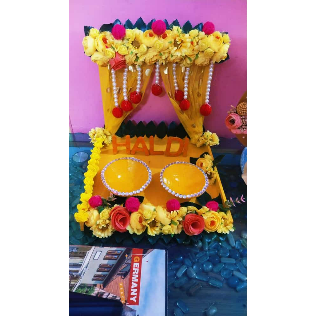 wedding items, Wedding Accessories, wedding, haldi platter, haldi, groom gift, dulha to be, customized platter, customised platter, bride to be, bride gift