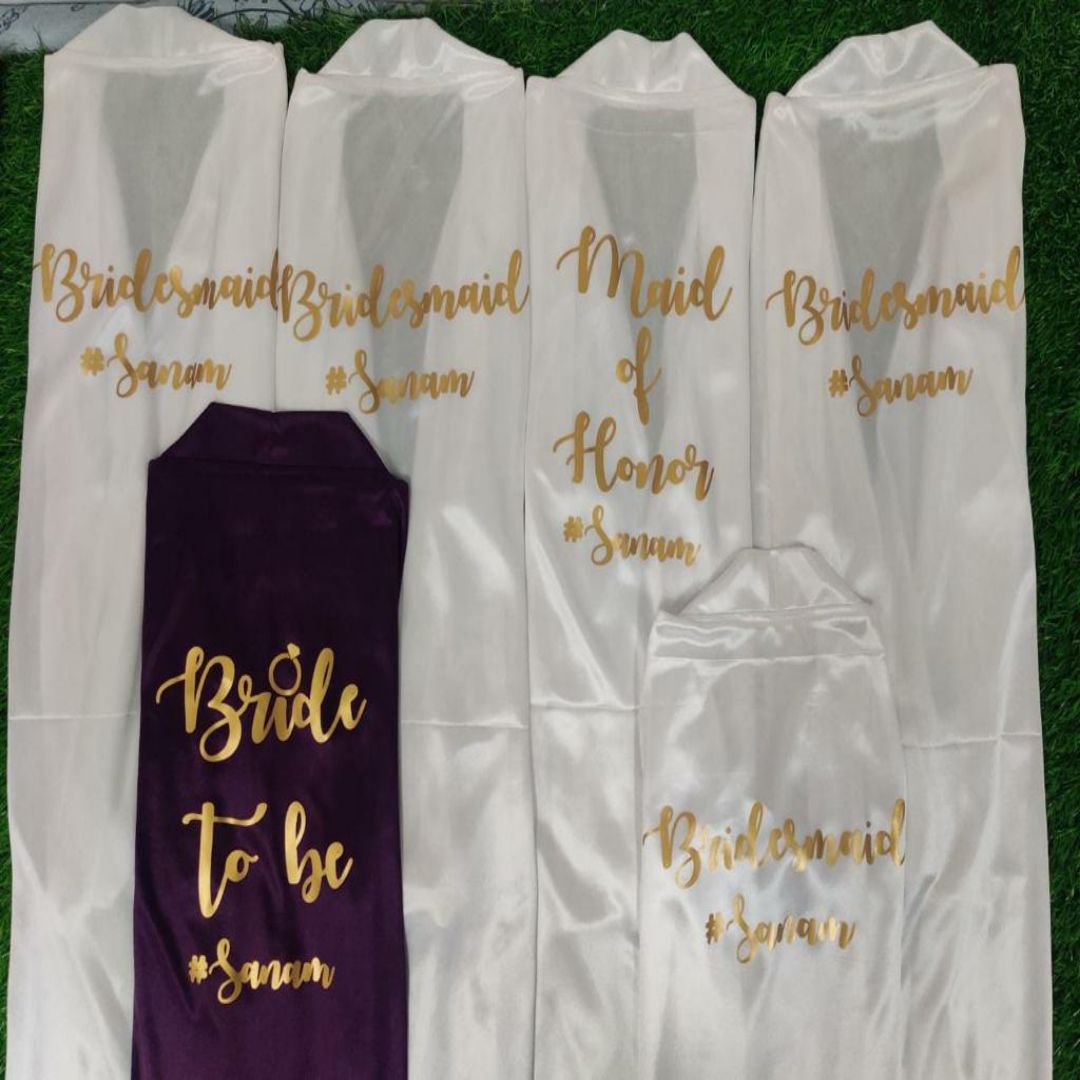 Personalized Satin Robe