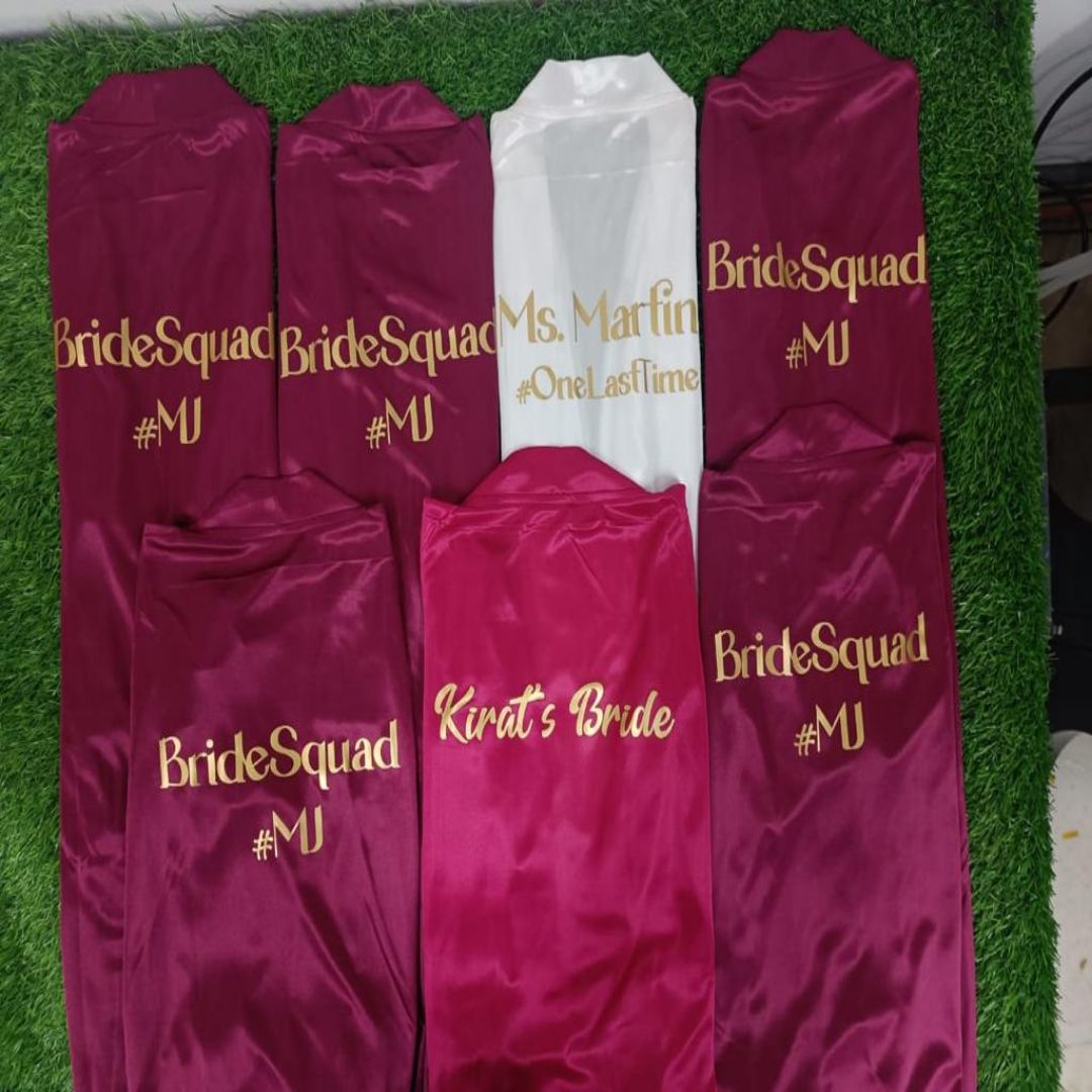 Personalized Satin Robe