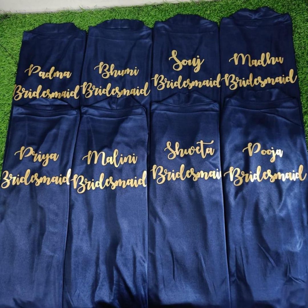 Personalized Satin Robe