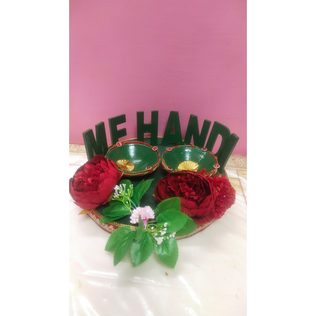 wedding items, Wedding Accessories, wedding, mehendi thaal, mehendi ceremony, groom gift, dulha to be, customized platter, customised platter, bride to be, bride gift