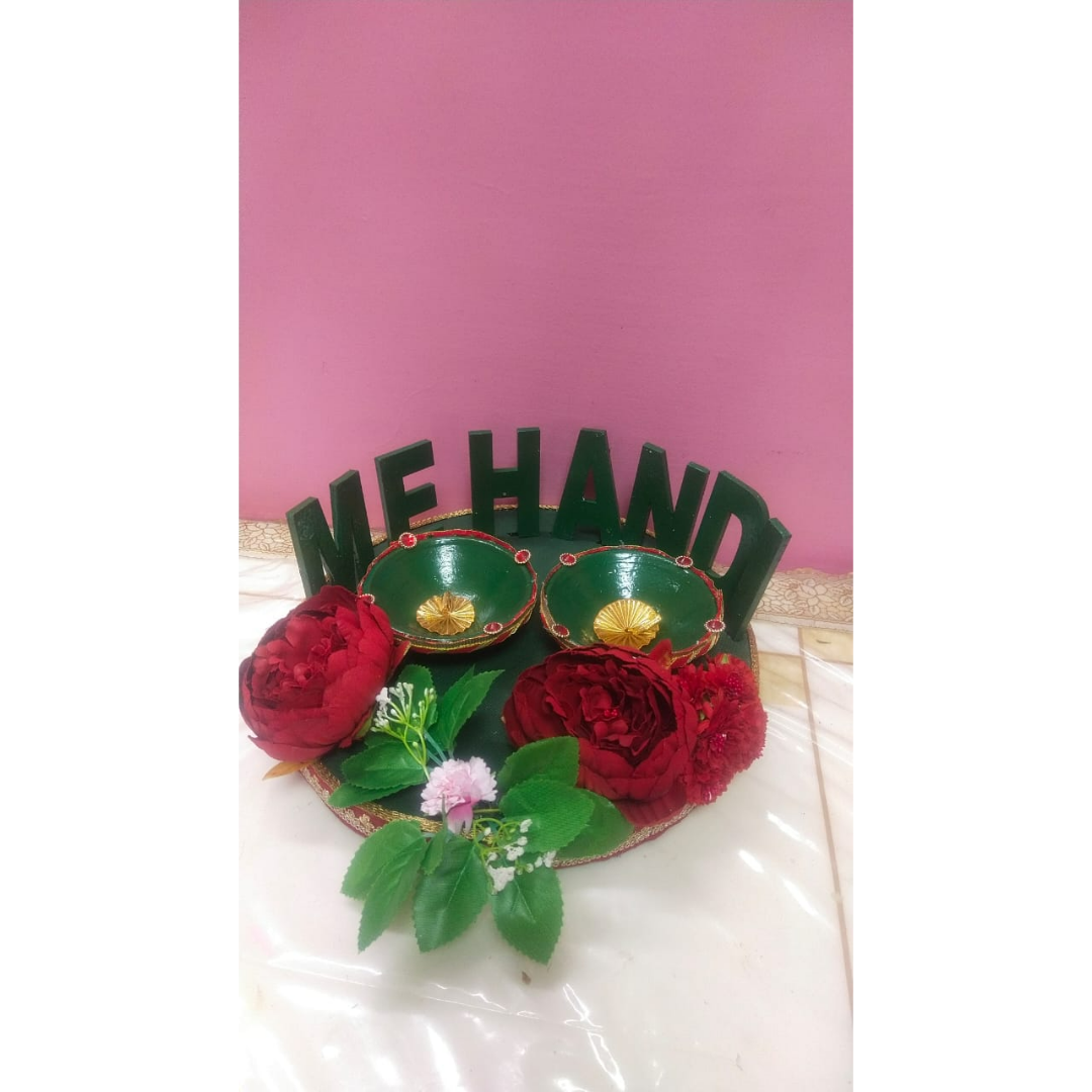 wedding items, Wedding Accessories, wedding, mehendi thaal, mehendi ceremony, groom gift, dulha to be, customized platter, customised platter, bride to be, bride gift
