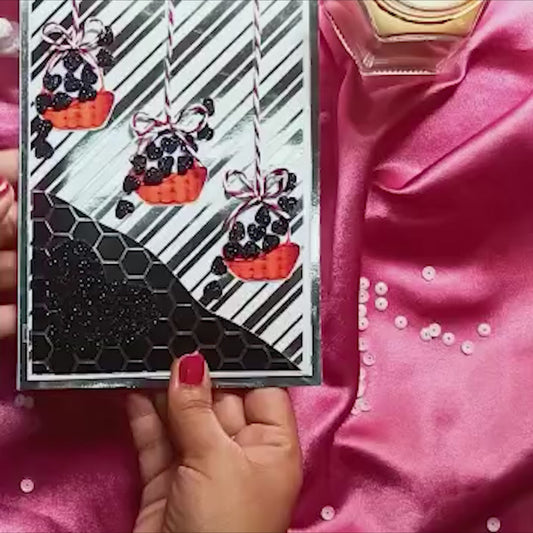 Two-Fold Waterfall Card