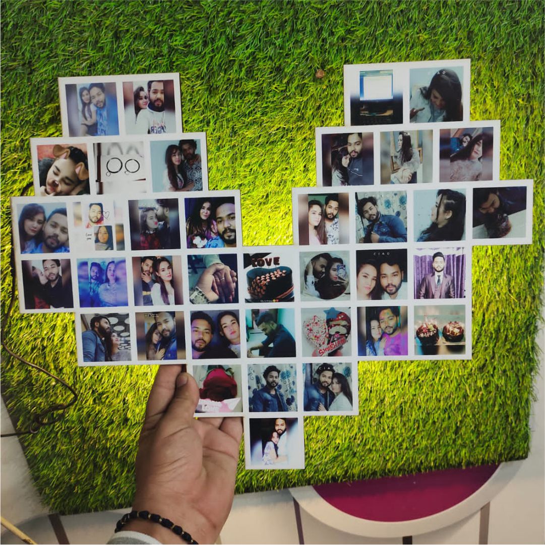 Mosaic Heart Frame