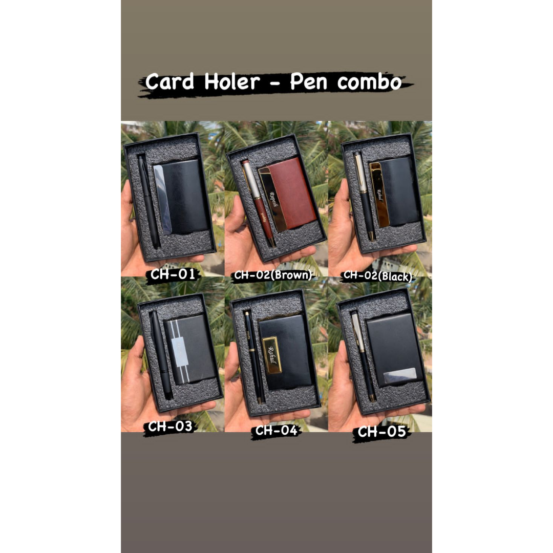 Cardholder & Pen Set