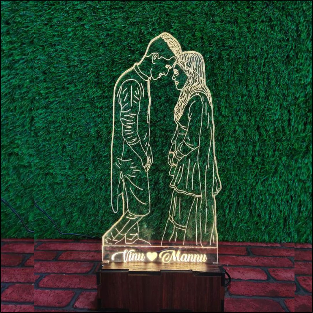 Line Figure Led Tabletop