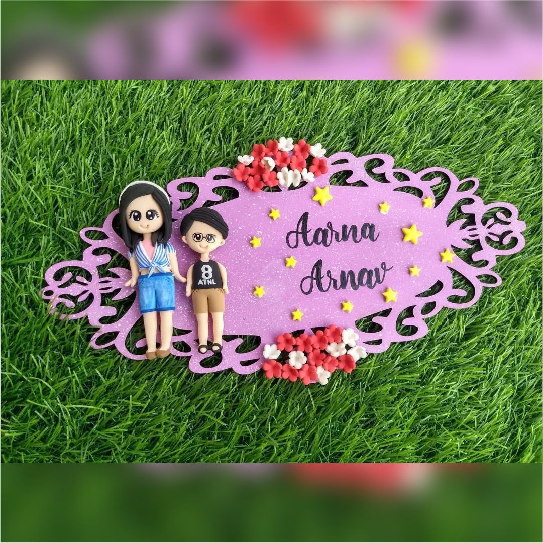 Custom Sculpture Kid's Nameplate