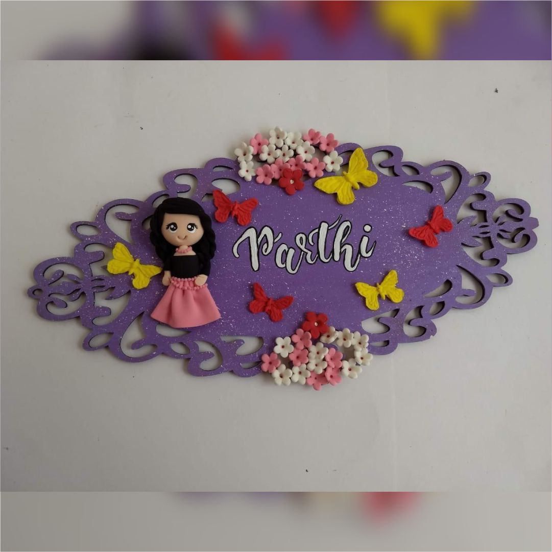 Custom Sculpture Kid's Nameplate
