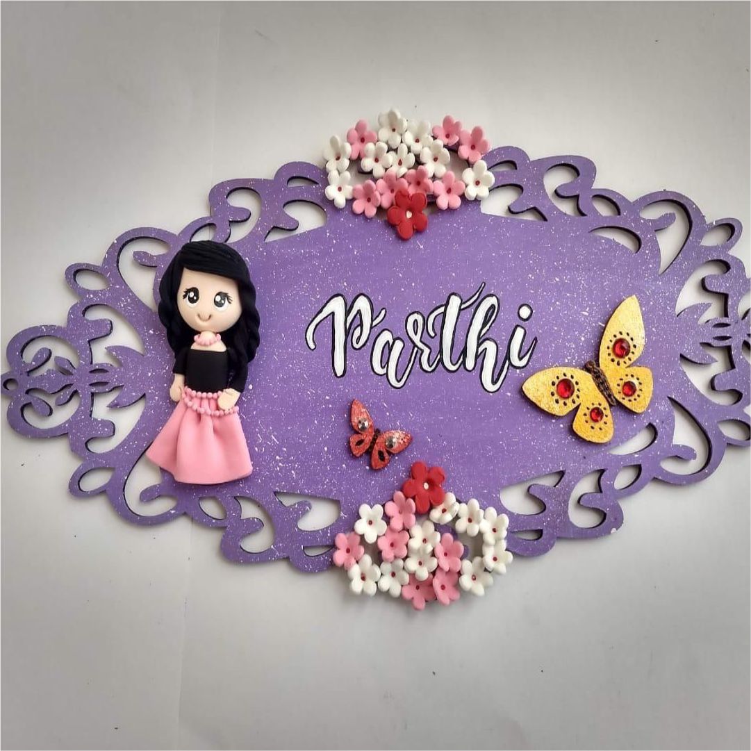 Custom Sculpture Kid's Nameplate