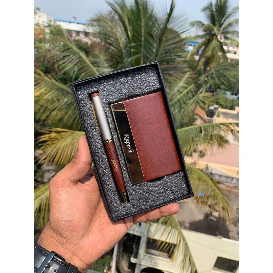 Cardholder & Pen Set