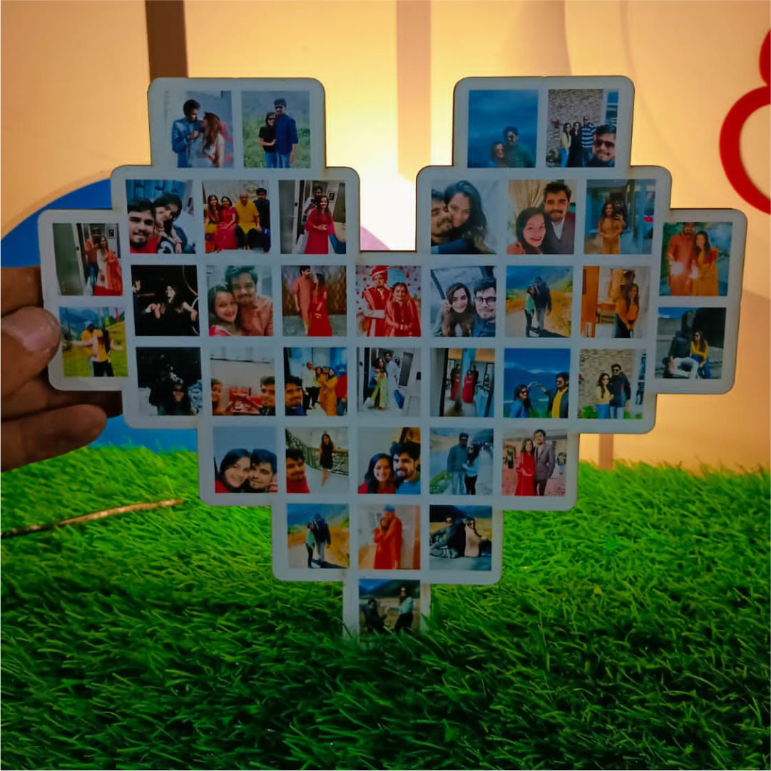 Mosaic Heart Frame