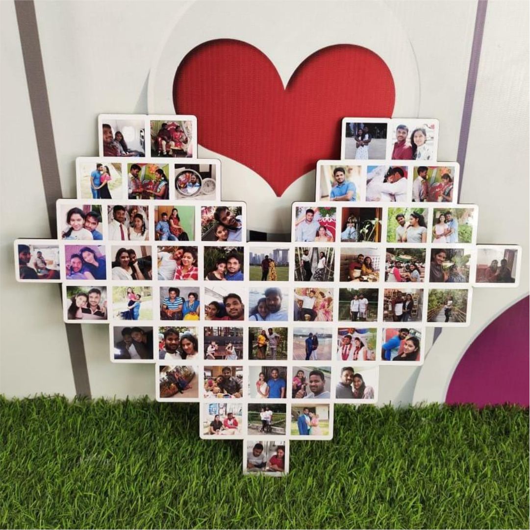 Mosaic Heart Frame
