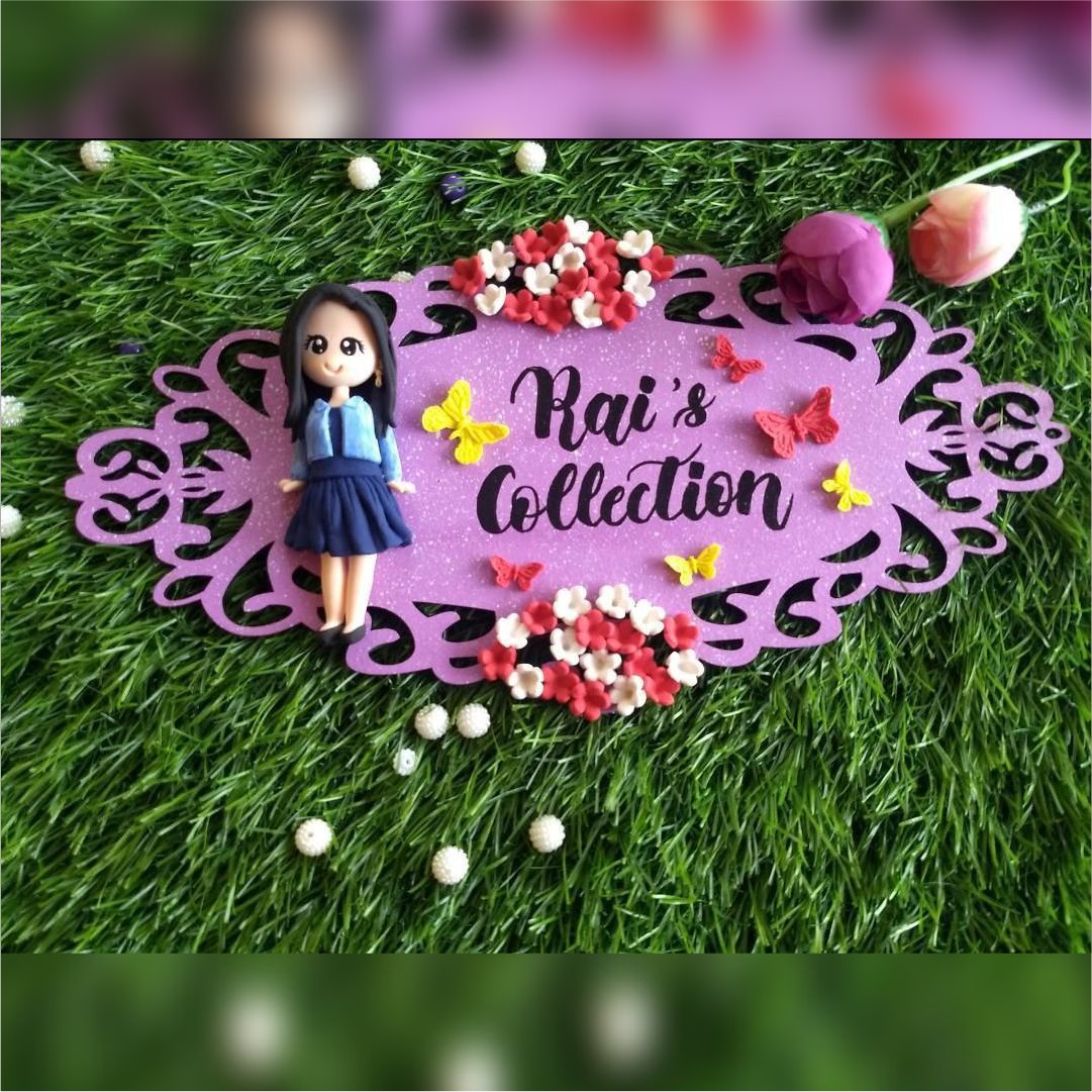 Custom Sculpture Kid's Nameplate