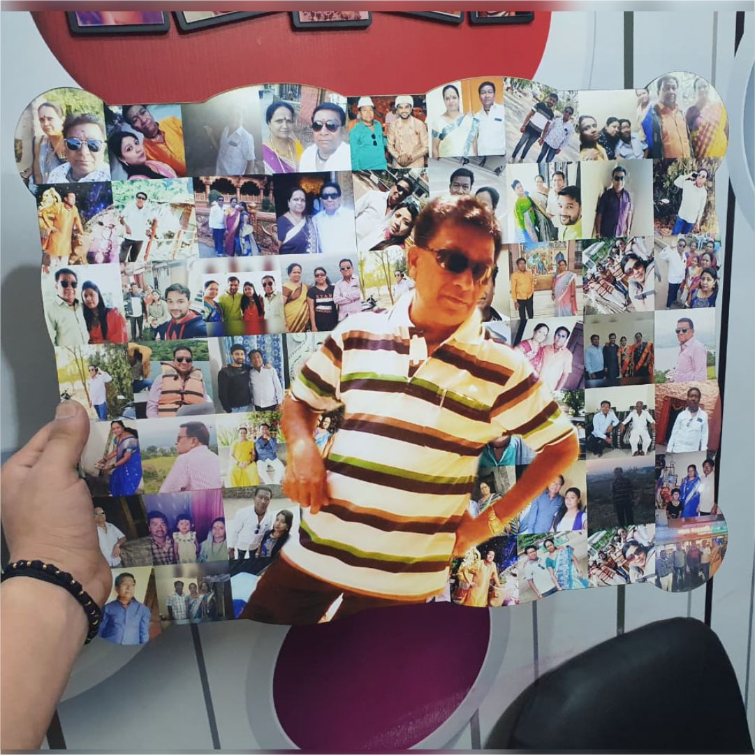 Irregular Border Mosaic Frame