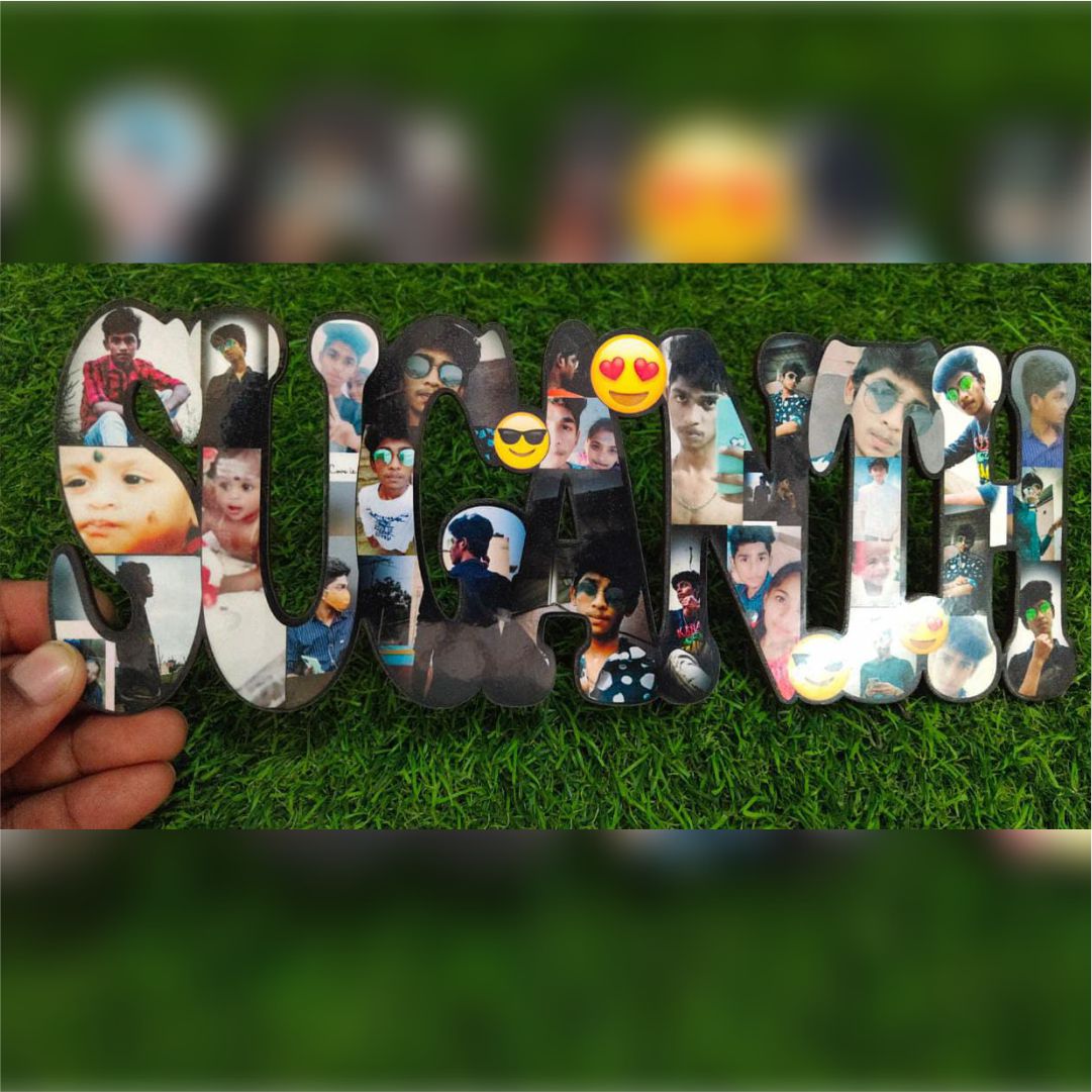 Mosaic Name Frame