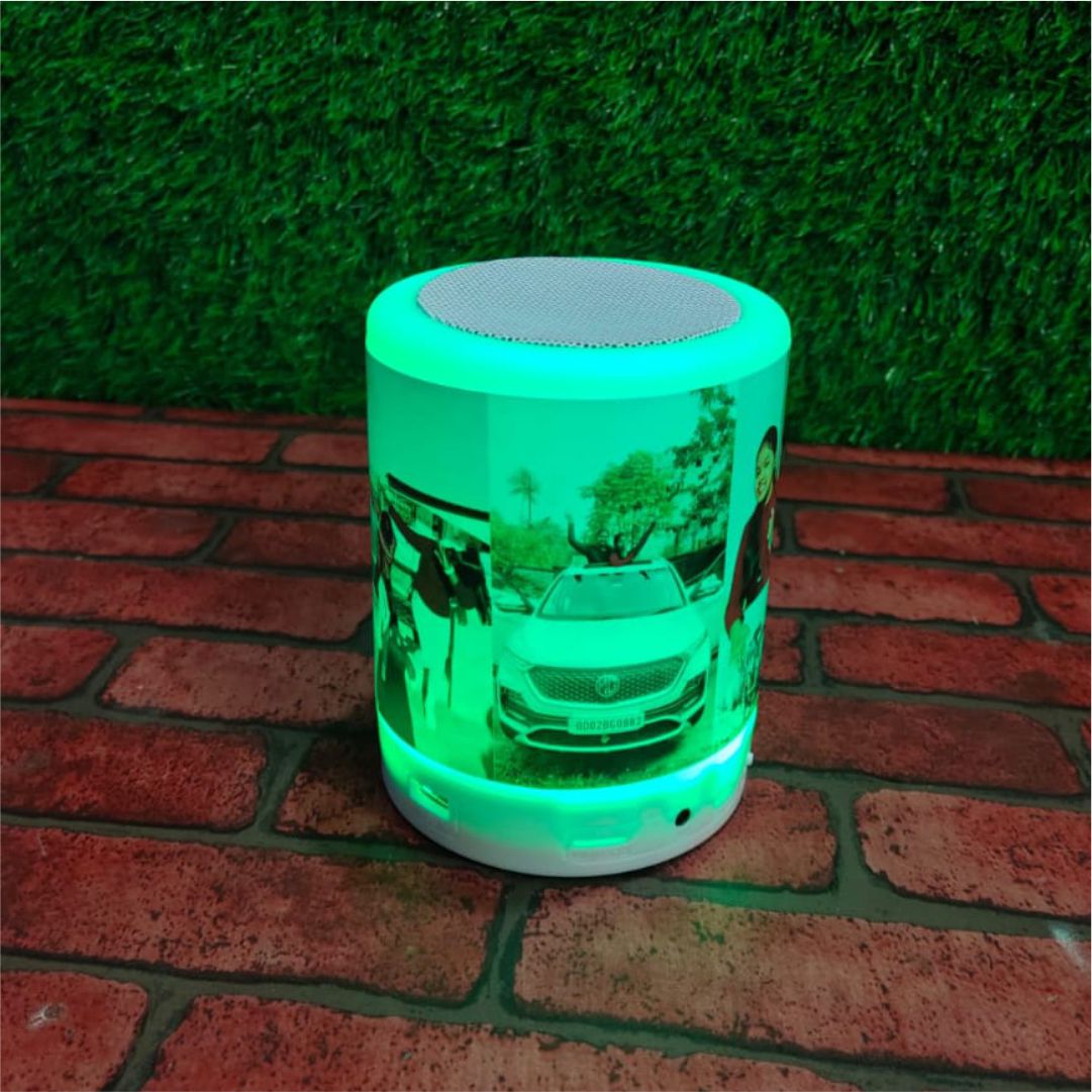Personalized Bluetooth Multi Color LED Speaker