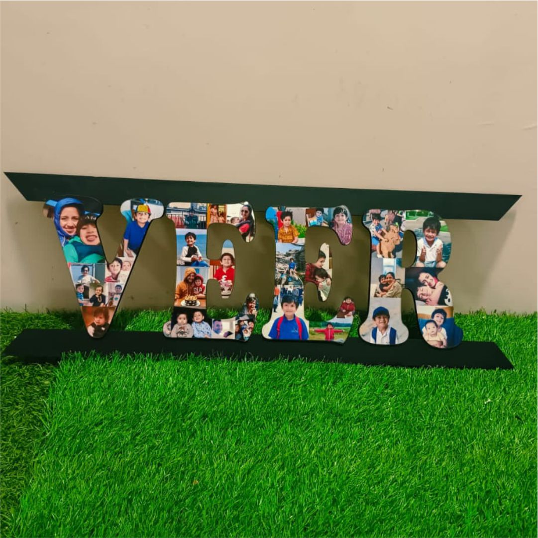 Mosaic Name Frame