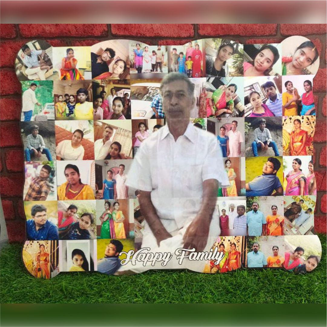 Irregular Border Mosaic Frame
