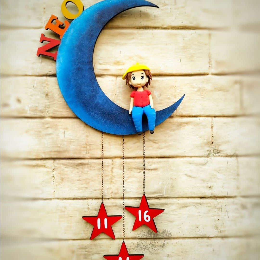 Half Moon Name Plate