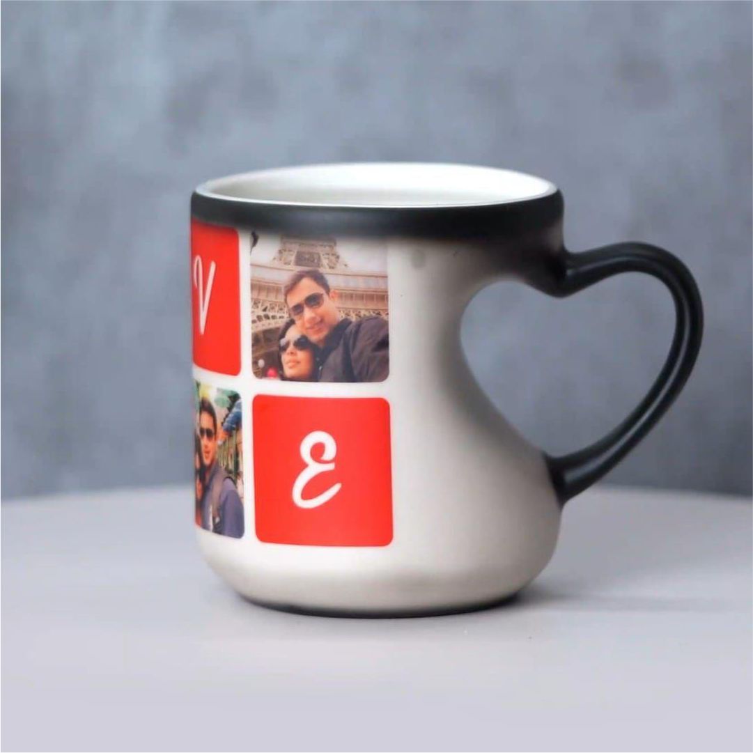 Heart Cut Magic Mug